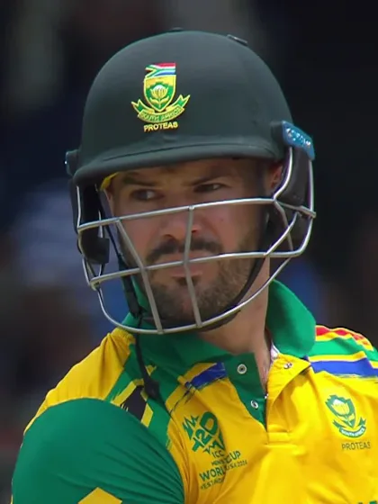 Logo of Aiden Markram - Wicket - South Africa vs India