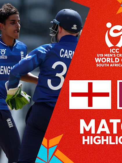 England v West Indies | Match Highlights | U19 CWC 2024