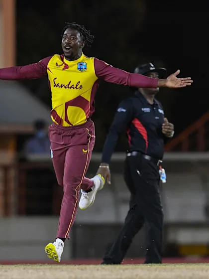Hayden Walsh Jr: Leading wicket-taker in T20I and ODI series