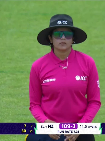 Brooke Halliday - Wicket - New Zealand vs Sri Lanka