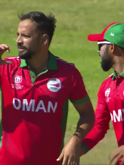 Logo of Gareth Delany - Wicket - Ireland vs Oman