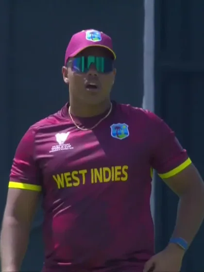 W Malajczuk with a Four vs. West Indies