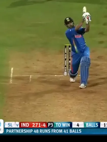 2011 CWC | MS Dhoni's match-winning six in the final against Sri Lanka