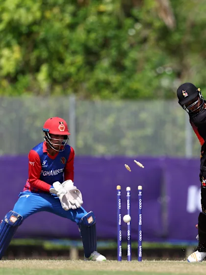 Afghanistan excel with bat and ball to cruise past PNG