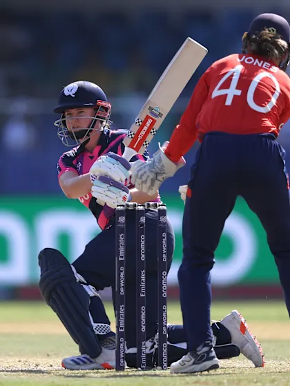 Scotland skipper Kathryn Bryce off the mark with a classy four | WT20WC 2024