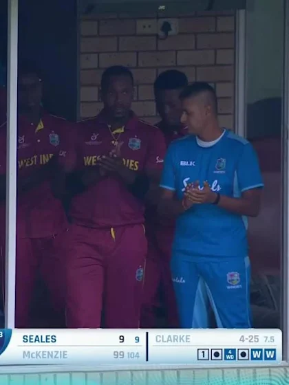 ICC U19 CWC: WI v NZ – New Zealand players carry injured McKenzie off the field