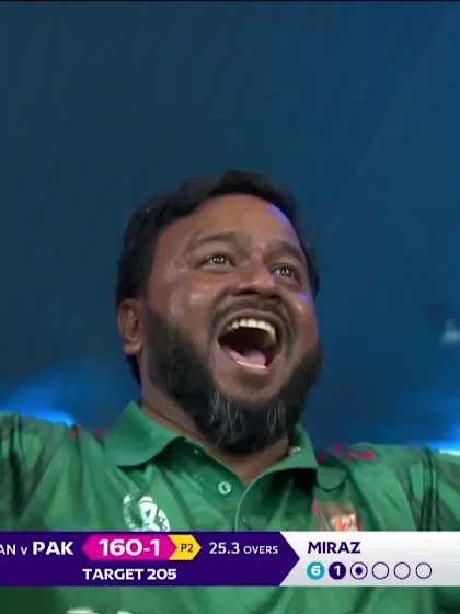 Babar Azam - Wicket - Pakistan vs Bangladesh