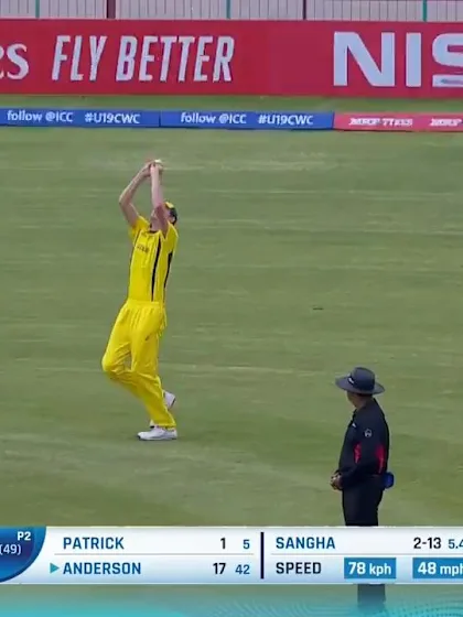 ICC U19 CWC: AUS v WI - Sangha claims his third wicket
