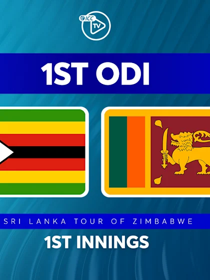 1st ODI: Zimbabwe v Sri Lanka (1st Innings)