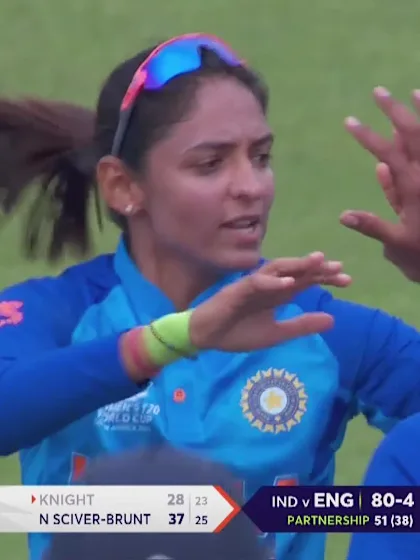 Logo of Wicket-Heather-Knight-England-Women v India-Women ICC T20WC 2023