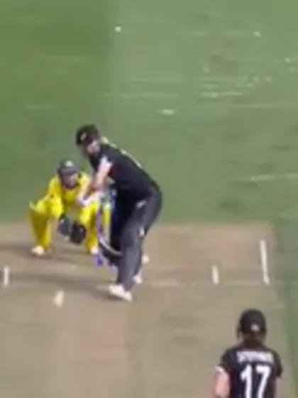 Logo of WICKET: Rowe caught off a lofted drive
