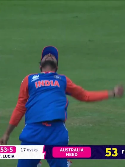 Logo of Matthew Wade - Wicket - Australia vs India