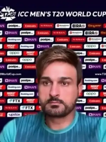 2 November - Abu Dhabi - Afghanistan player Hamid Hassan pre-match press conference