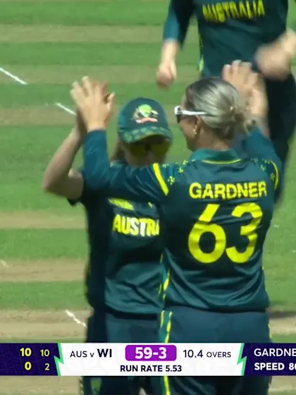 Jahzara Claxton - Wicket - Australia vs West Indies