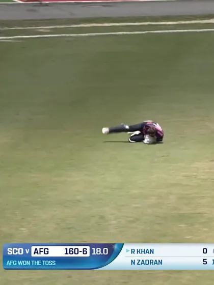 Logo of Najibullah Zadran - Wicket - Scotland vs Afghanistan