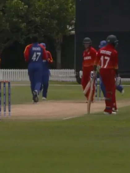 Zimbabwe U19s lose Dollar cheaply on second ball against Namibia