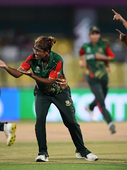 Fahima Khatun picks two in an over | CWC25