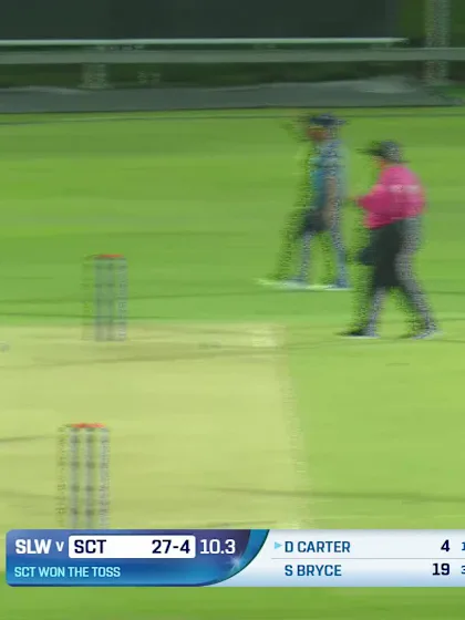 Logo of Darcey Carter - Wicket - Scotland Women vs Sri Lanka Women