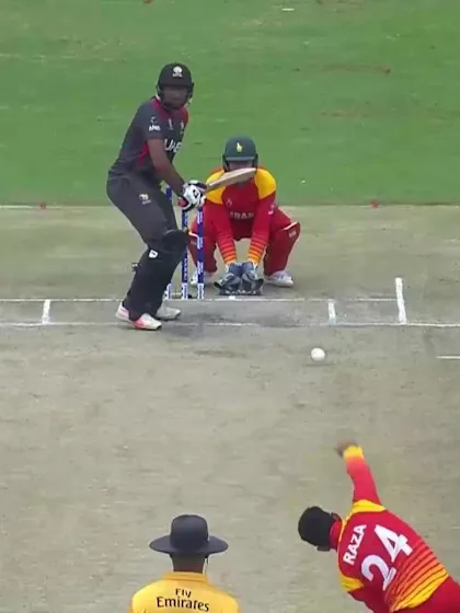 RAZA: Sikander's three wickets