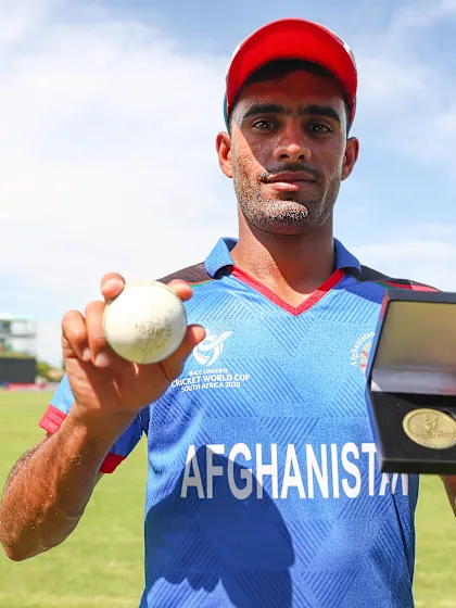 Ghafari takes six as Afghanistan steal the show in U19 World Cup opener