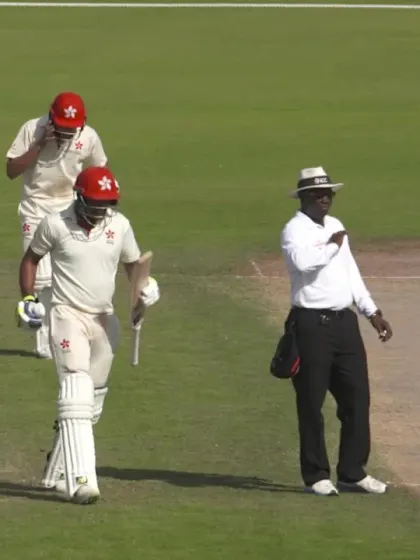 HKG v PNG Day 3 - Viral clip 1 - Hayat double century celebration