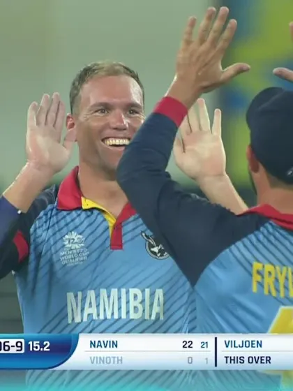 T20WCQ: NAM v SIN – Highlights of Christi Viljoen's 3/14