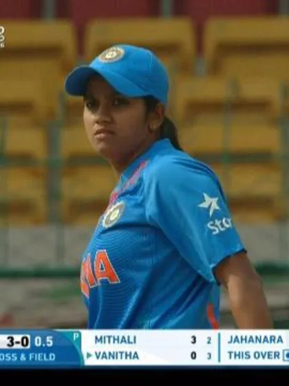 Vellaswamy Vanitha Match Hero for India v BAN ICC Womens WT20 2016