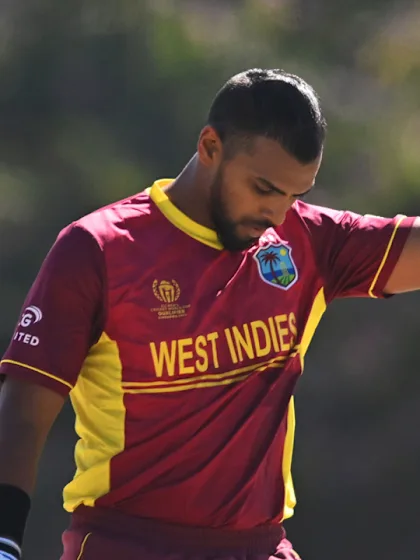 Logo of Pooran's swift century propels West Indies to strong total | CWC23 Qualifier