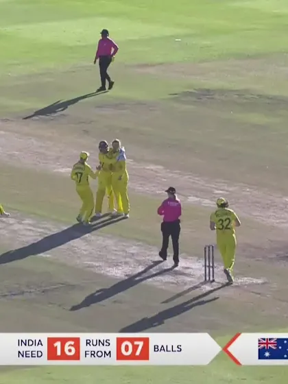 Logo of Sneh Rana - Wicket - Australia vs India