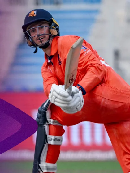 Fighting fifty from Edwards guides Netherlands to competitive total | CWC23