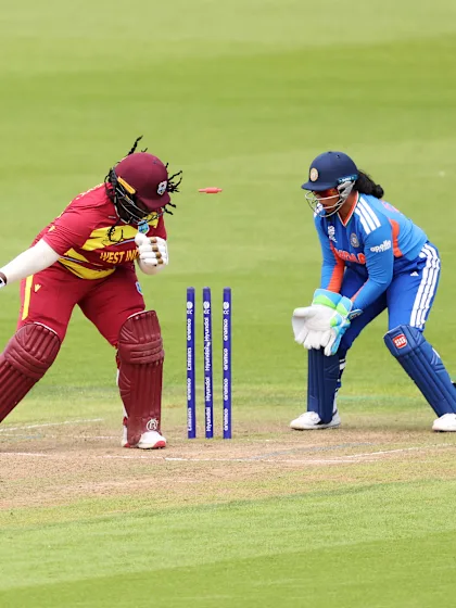 Shreyanka rattles the timber with a beauty | Women's T20WC 2026