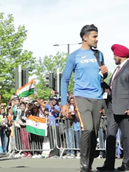#CT17 Ind v Pak: Indian team arrives at Edgbaston, Birmingham