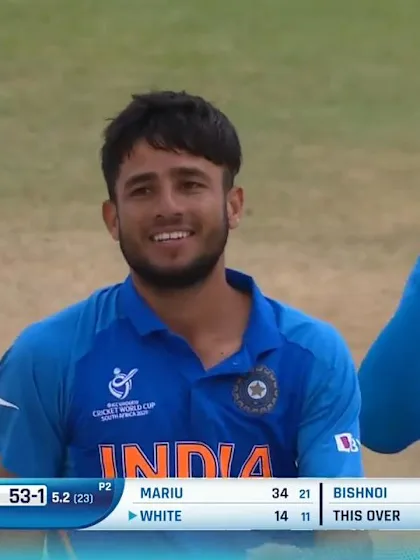 ICC U19 CWC: IND v NZ – Highlights of Ravi Bishnoi's 4/30