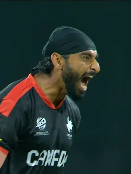 Rahmanullah Gurbaz - Wicket - Afghanistan vs CAN