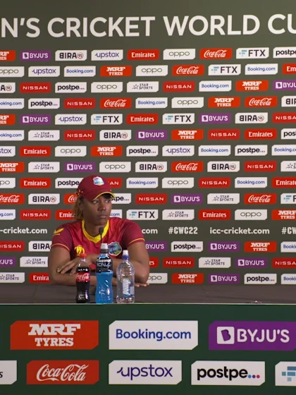 18 March - Tauranga - West Indies player Hayley Matthews post-match press conference