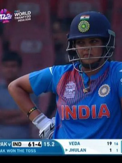 Veda Krishnamurthy Match Hero for India v PAK ICC Womens WT20 2016