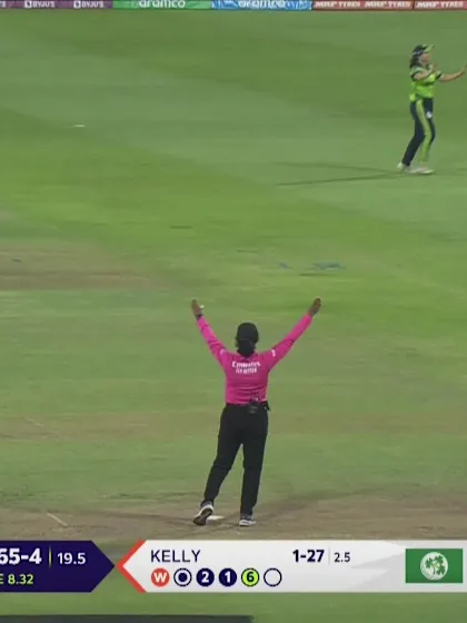 Wicket-Ayesha-Naseem-Pakistan-Women v Ireland ICC T20WC 2023