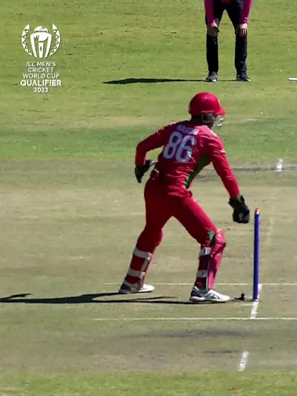 Logo of Richie Berrington - Wicket - Scotland vs Oman