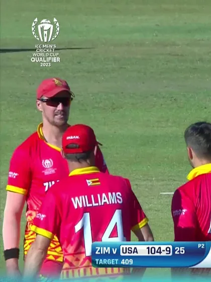 Logo of Nosthush Kenjige - Wicket - Zimbabwe vs USA