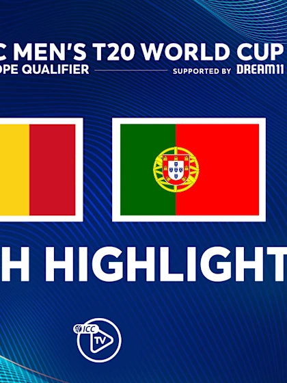 Romania v Portugal | Match Highlights | Men’s T20WC Europe Sub-regional Qualifier A