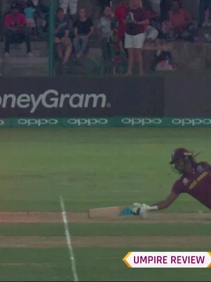 WI v AUS: Quick work from Alyssa Healy to run out Hayley Matthews