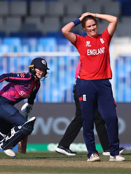 Logo of Lucky Fraser survives as bails don't fall after ball hits stumps | WT20WC 2024