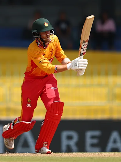 Brian Bennett smacks it straight over mid-off | T20WC 2026