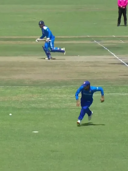 Vaibhav Sooryavanshi with a Four vs. Afghanistan