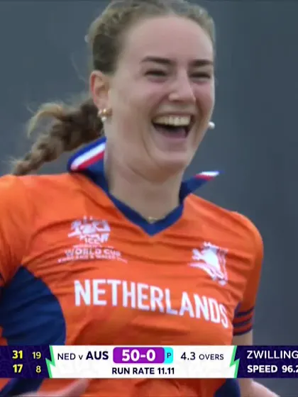 Georgia Voll - Wicket - Australia vs Netherlands