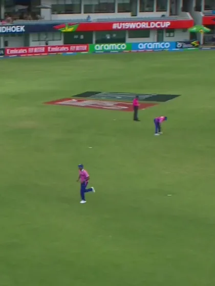 Viran Chamuditha with a Four vs. Japan