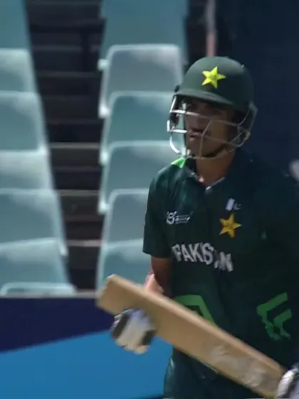 Logo of Shamyl Hussain with a Four vs. Bangladesh