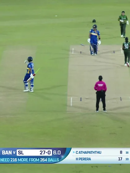 Chamari Athapaththu - Wicket - Bangladesh Women vs Sri Lanka Women
