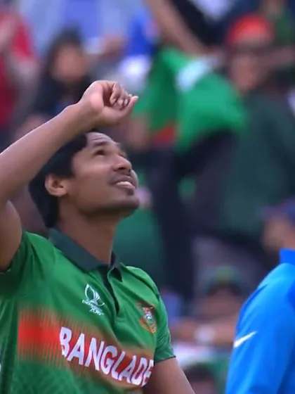 Logo of CWC19: BAN v IND - Shami is Mustafizur's fifth wicket