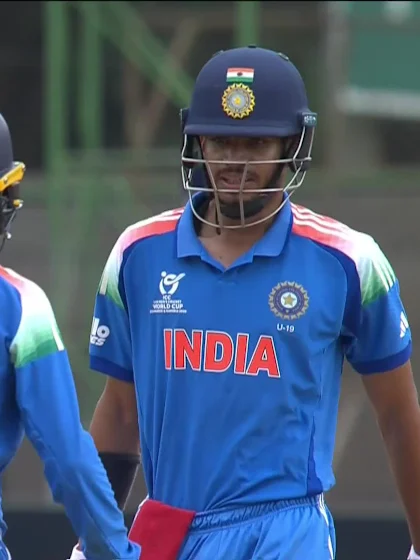 Vihaan Malhotra with a Four vs. New Zealand